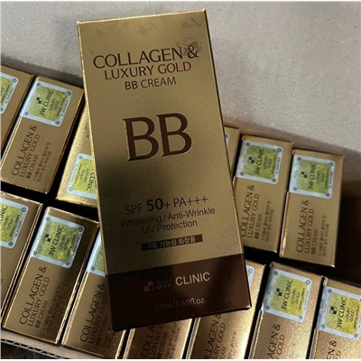 3W Clinic Collagen & Luxury Gold BB крем  SPF50+PA+++