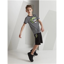 MSHB&G Зеленый пиратский комплект из футболки и шорт для мальчика