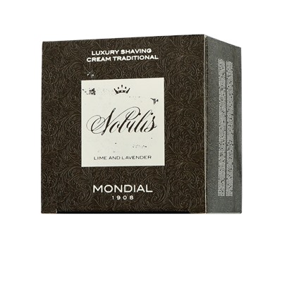 Mondial 1908 Nobilis   Luxury Крем для бритья - Деревянная чаша (140 мл)