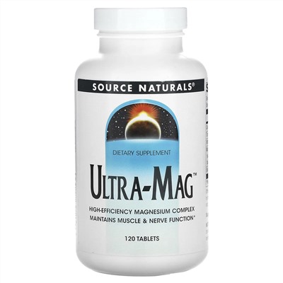 Source Naturals, Ultra-Mag, 120 таблеток