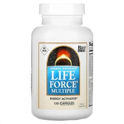 Source Naturals, Мультивитамины Life Force, без железа, 120 капсул