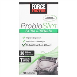 Force Factor, ProbioSlim, повышенной силы действия, 30 млрд КОЕ, 120 капсул