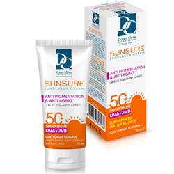 Dermo Clean Sunsure Anti Pigmentation Anti Aging SPF50 Sunscreen Cream 75 ml