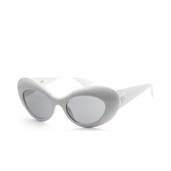 Versace Women's White Oval Sunglasses, Versace