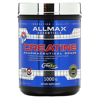 ALLMAX, Creatine Powder, Pharmaceutical Grade, 1,000 g, 2.2 lbs (35.27 oz)