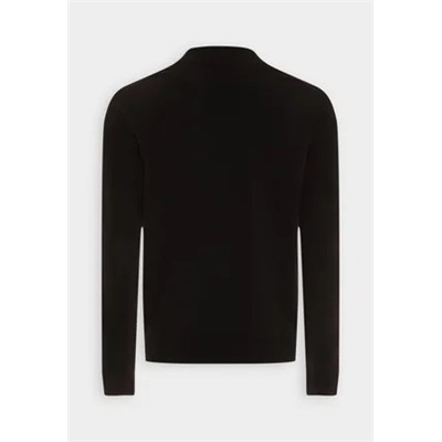 Selected Homme - SLHTOWN COOLMAX MOCK B NOOS - Вязаный свитер - черный