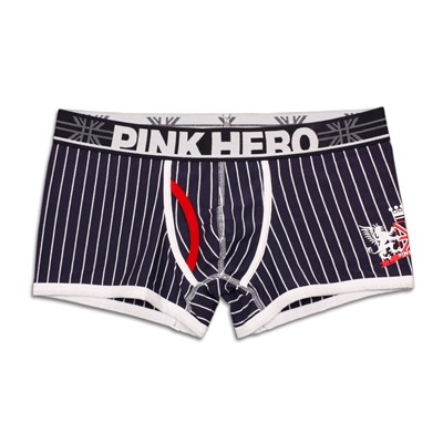 Мужские боксеры Pink Hero темно-синие в полоску PH1237-1