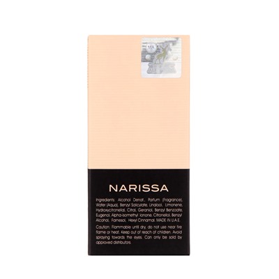 Парфюмерная вода женская Narissa Peach (по мотивам Narciso Ambrée Narciso), 30 мл