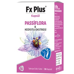 Fx Plus Passiflora ve Kedi Otu Ekstresi 30 Kapsül