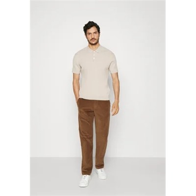 Selected Homme - SLHSTRAIGHT MILES PANTS - брюки из ткани - темно-коричневые