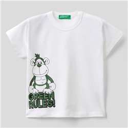 T-Shirt - 100% Bio-Baumwolle - weiß