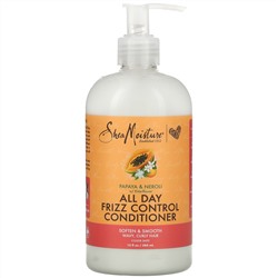 SheaMoisture, All Day Frizz Control Conditioner, Papaya & Neroli with Elderflower, 13 fl oz (384 ml)