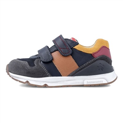 Biomecanics - sneakers altas - cuero - negro y camel