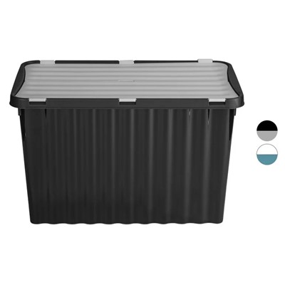 LIVARNO home Klappdeckelbox, 53 l