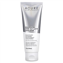 ACURE, Resurfacing, Inter-Gly-Lactic Exfoliator, 4 fl oz (118 ml)