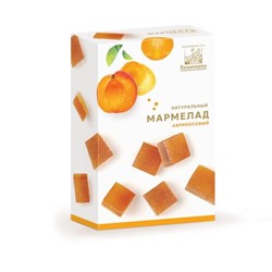 Мармелад фруктовый резаный абрикосовый 1/160