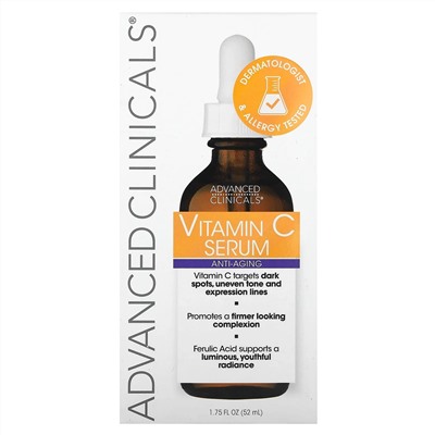 Advanced Clinicals, антивозрастная сыворотка с витамином C, 52 мл, (1,75 жидк. унции)