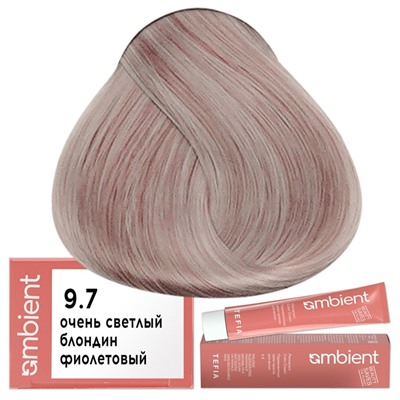 Крем-краска для волос AMBIENT 9.7, Tefia