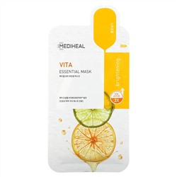 Mediheal, Vita, маска для ухода за кожей Essential Beauty Mask, 0,81 жидк. унция $ 12.99 (24 мл)