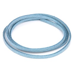 SHZ1083 Замшевый шнурок для амулета, цвет серо-голубой