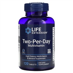 Life Extension, Two-Per-Day Multivitamin, 120 Tablets