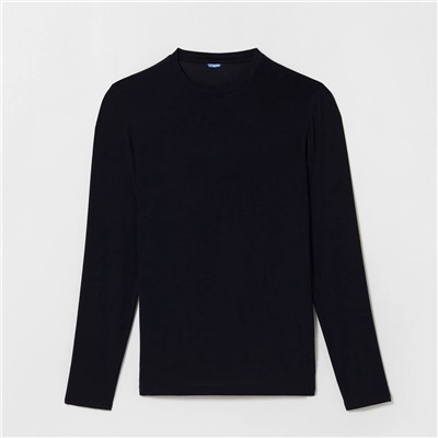 Maglia Modal e Cashmere uomo a manica lunga - Basic Cashmere