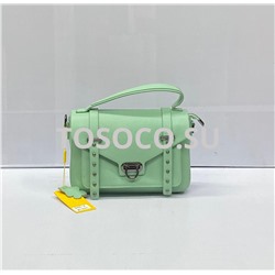 045-2 green сумка  Wifeore натуральная кожа 25х