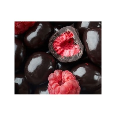 Малина «NATURAL» в темной шоколадной глазури 3 кг