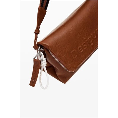 Faux leather crossbody bag