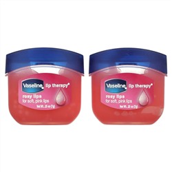 Vaseline, Lip Therapy, Rosy Lips, 2 Packs, 0.25 oz (7 g) Each