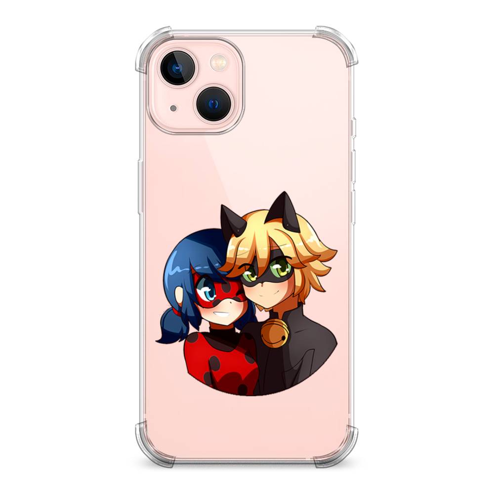 Противоударный силиконовый чехол Ladybug and Chat Noir anime на iPhone 13  купить, отзывы, фото, доставка - КАПУСТА │ Совместные покупки Краснодар, Кра