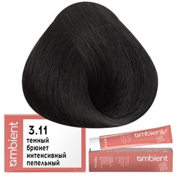 Крем-краска для волос AMBIENT 3.11, Tefia