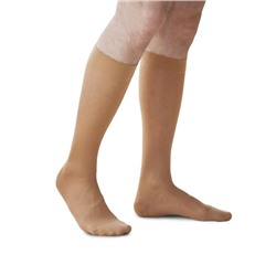 Чулки медицинские компрессионные, ниже колена, с мыском, 2 класс, арт.3002 рост 1, размер 5 (XL), цвет бежевый