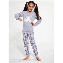 Детская трикотажная пижама с брюками 594/592 Seals св.серый, Cornette (Польша)
