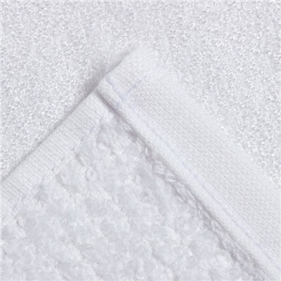 Полотенце махровое Этель цвет белый 30х60см, 350 г/м2, 70% хлопок, 30% бамбук