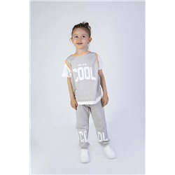 Базовый костюм MRTUFFY для мальчиков с классным низом и принтом, возраст 2–5 лет
