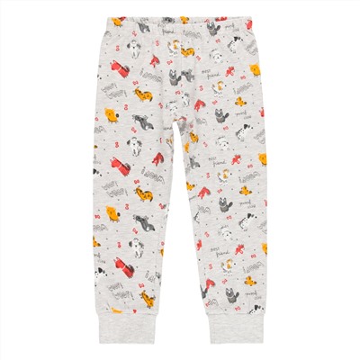 Bob&Oli - pijama 2 piezas - algodón - gris jaspeado