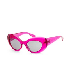 Versace Women's Pink Oval Sunglasses, Versace