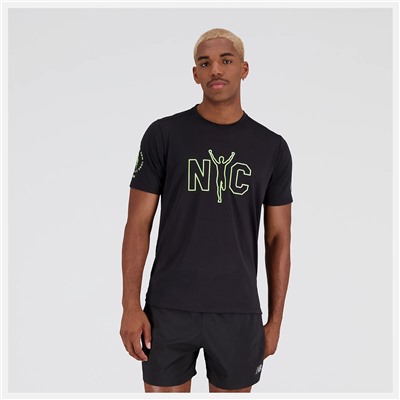 NYC Marathon Printed Impact Run Short Sleeve