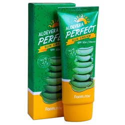 Солнцезащитный крем Aloevera Perfect Sun Cream SPF 50+/PA+++.