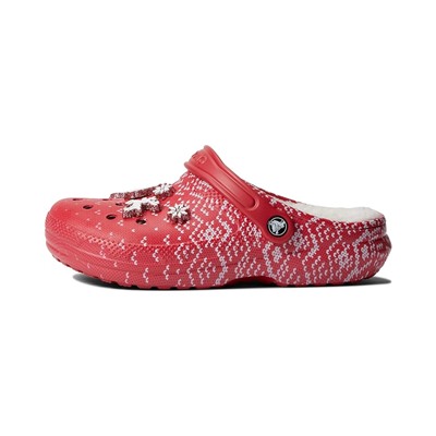 cr*cs Classic Lined Holiday Charm Clog