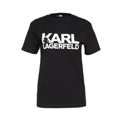 KARL LAGERFELD - Футболка с принтом - черный