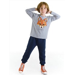 MSHB&G Комплект брюк и футболки с принтом лисы для мальчика