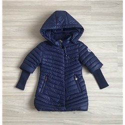 М.1550 Пальто Moncler стеганное темно-синее (104)