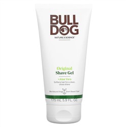 Bulldog Skincare For Men, гель для бритья с натуральными компонентами, 175 мл (5,9 жидк. унций)