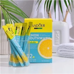 Ополаскиватель для полости рта SADOER освежающий лимон, натуральный, без фтора 10мл 1шт