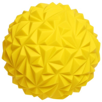 Полусфера массажная ONLYTOP, 16х16х9 см, цвет жёлтый