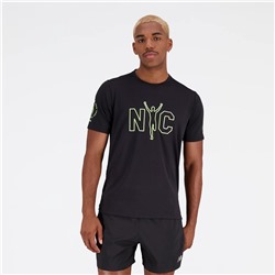 NYC Marathon Printed Impact Run Short Sleeve