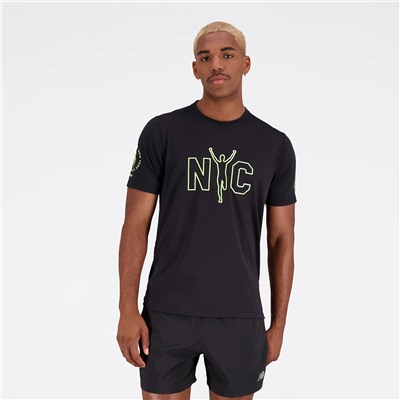 NYC Marathon Printed Impact Run Short Sleeve