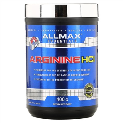 ALLMAX, гидрохлорид аргинина, 400 г (14,11 унции)